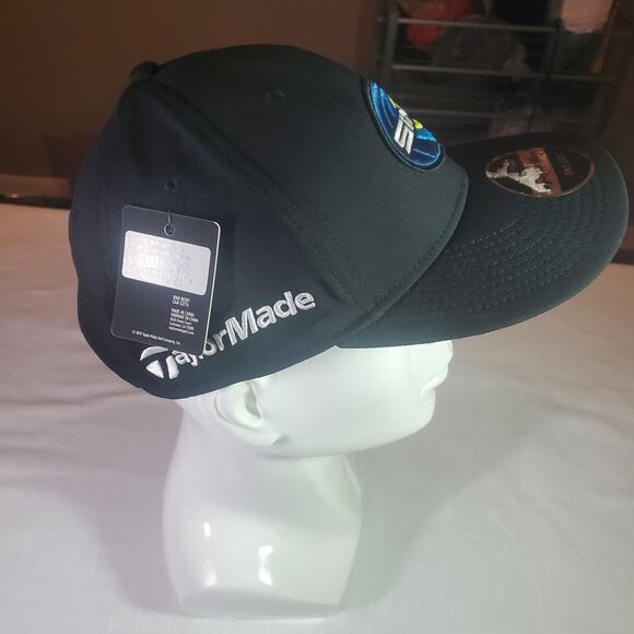 TaylorMade Black SIM2 Tour Issue Snapback Hat New W/Tags - Picture 3 of 7